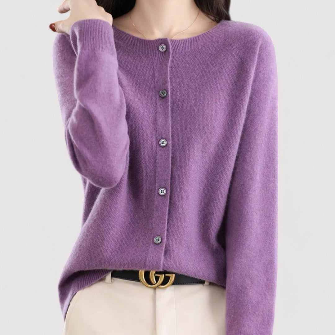 Classic Women's Open Front Cardigan