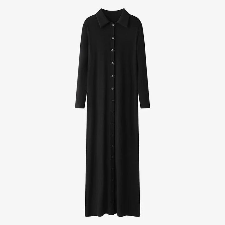 Effortless Long Sleeve Maxi Dress
