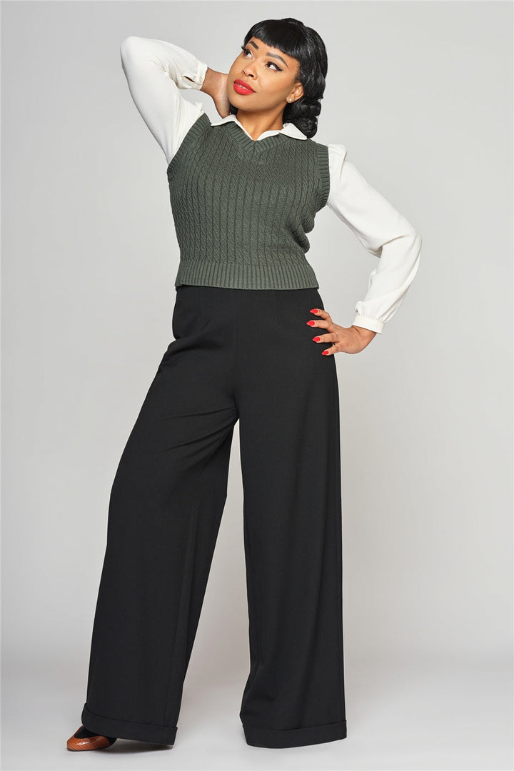 Elegant plain pants