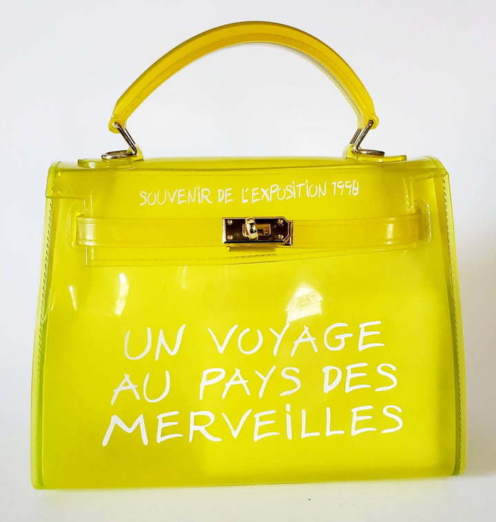 Fashionable Transparent Bags with a Sleek Design
