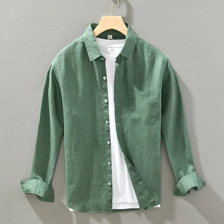 Long sleeve linen shirt