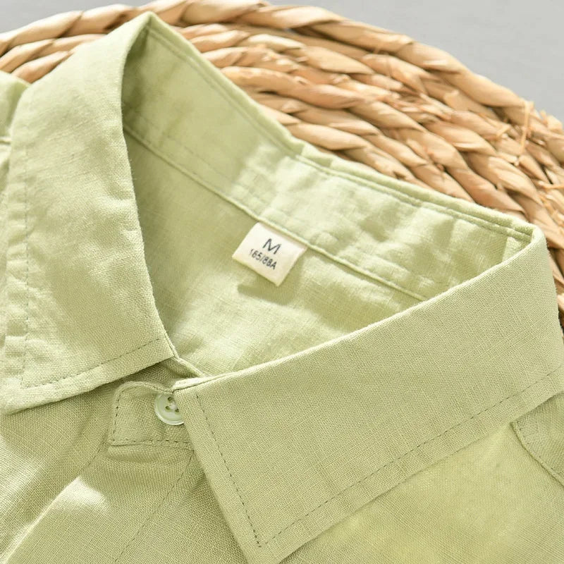 Long sleeve linen shirt