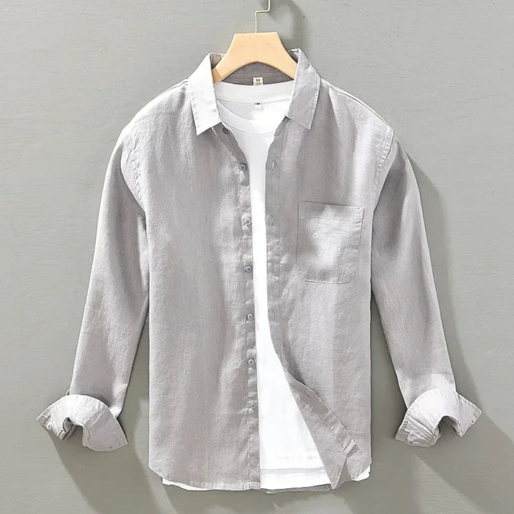 Long sleeve linen shirt