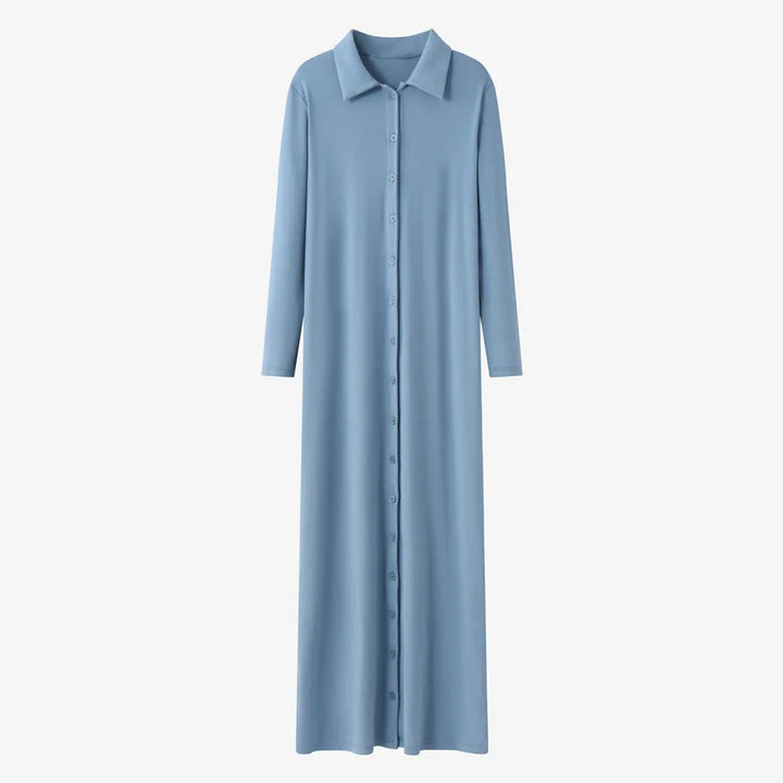 Luxe Comfort Long Sleeve Maxi Dress
