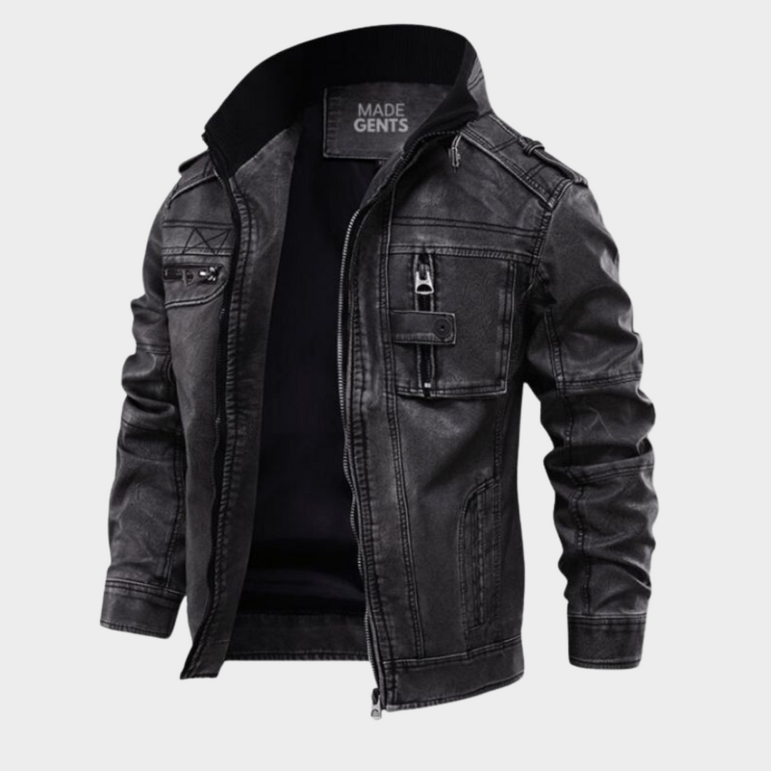 Made Gents Bonanza PU Leather Jacket