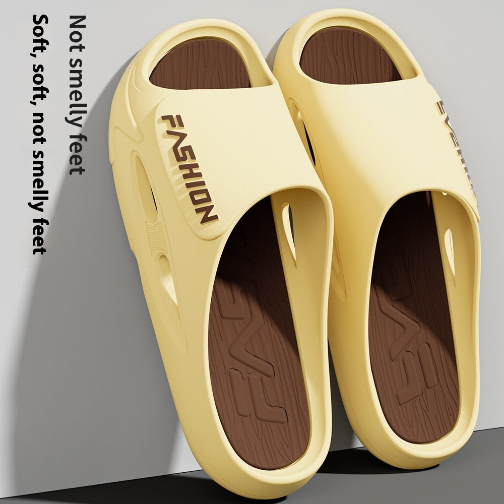 Men's Bathroom Slippers with Anti-Slip Sole