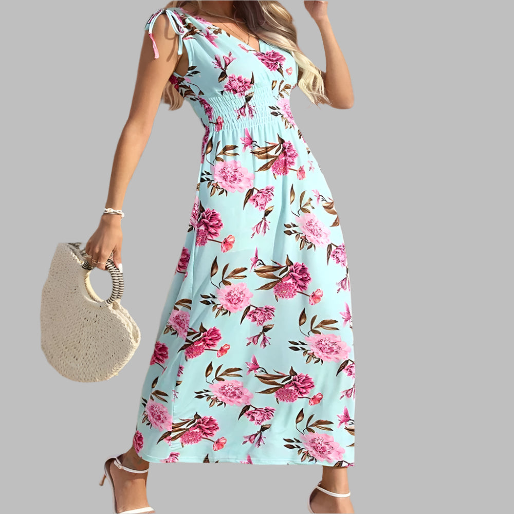 Pink maxi dress