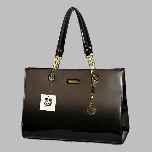 Shiny and elegant women's handbag