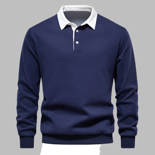 Sleek Zip-Up Polo – Stylish & Comfortable