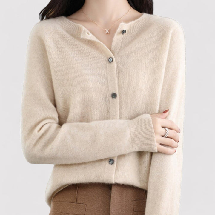 Soft Knit Open Neck Cardigan