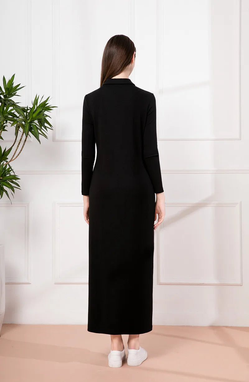 Soft & Stylish Long Sleeve Maxi Dress
