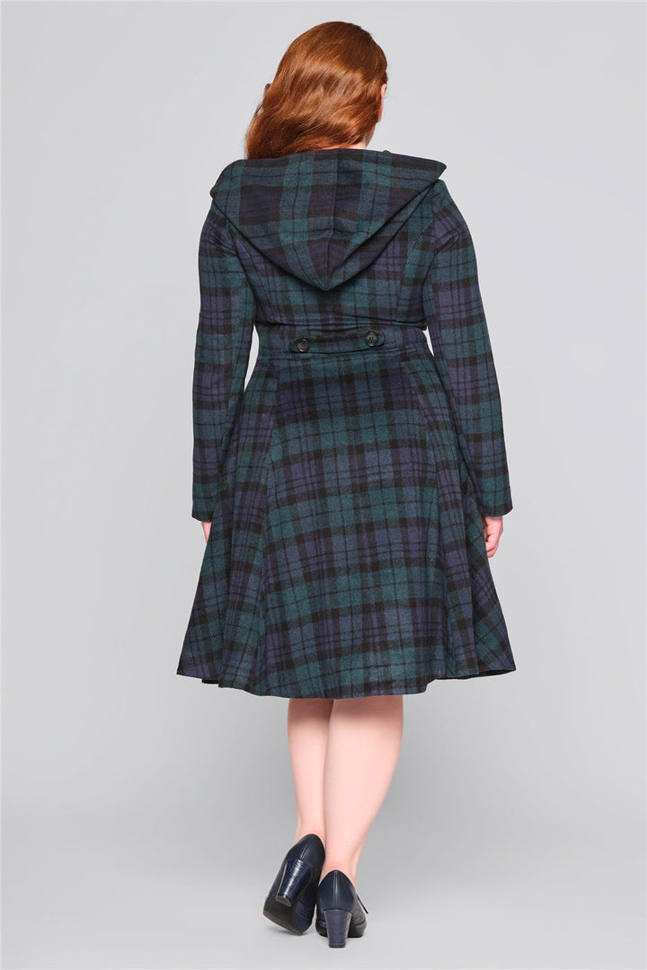 Heather Timeless Plaid Swing Coat