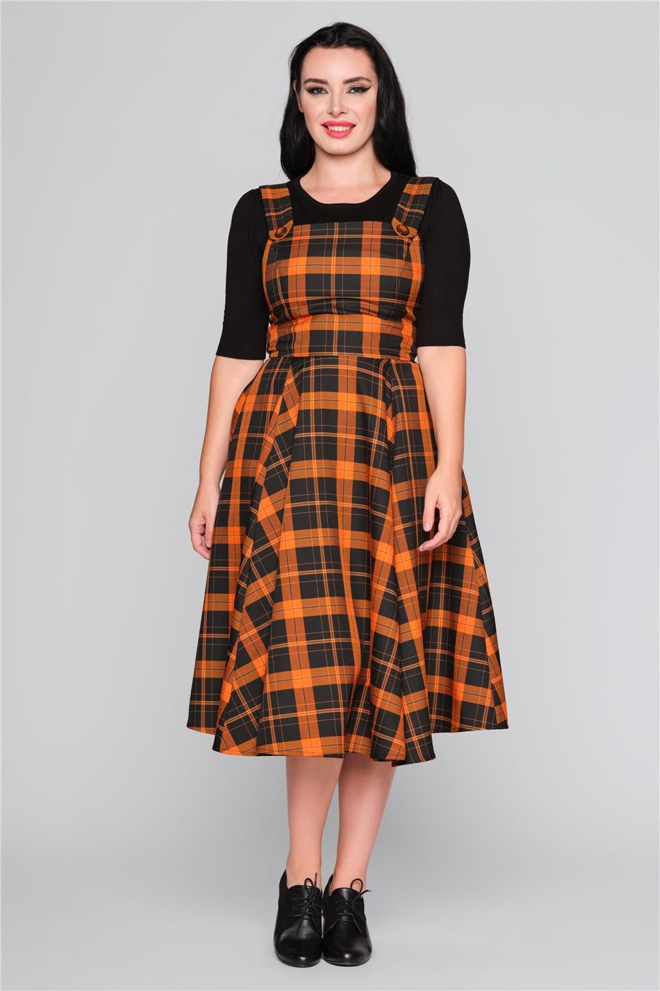 Timeless Plaid Swing Dress