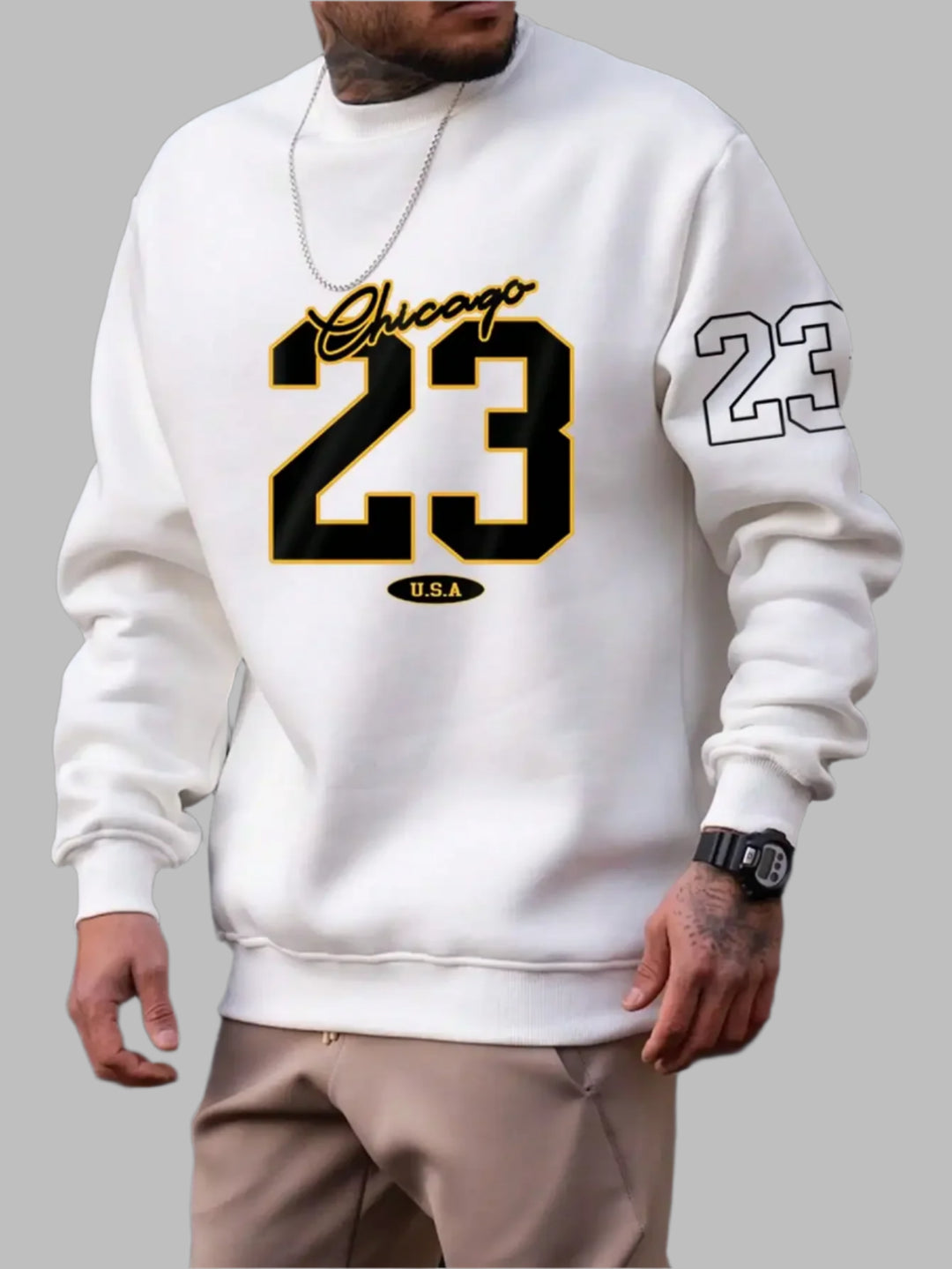 USA Letter Graphic Hoodie – Stylish Streetwear for Men