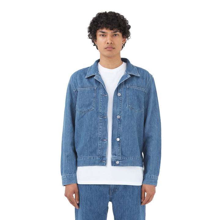 Vintage Wash Pocket Jacket – Eco-Friendly