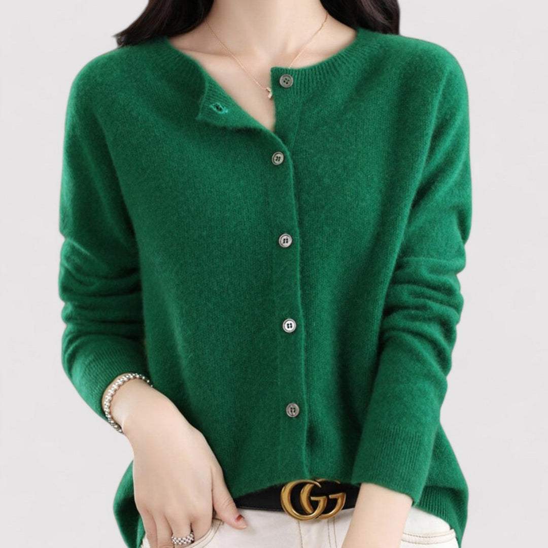 Women's Chic Open Neck Cardigan