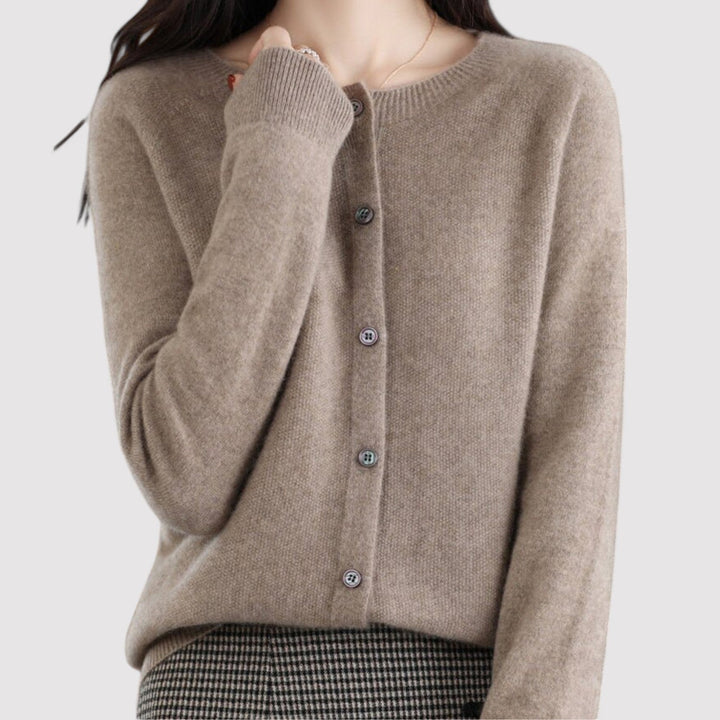 Women's Open Neck Knit Cardigan